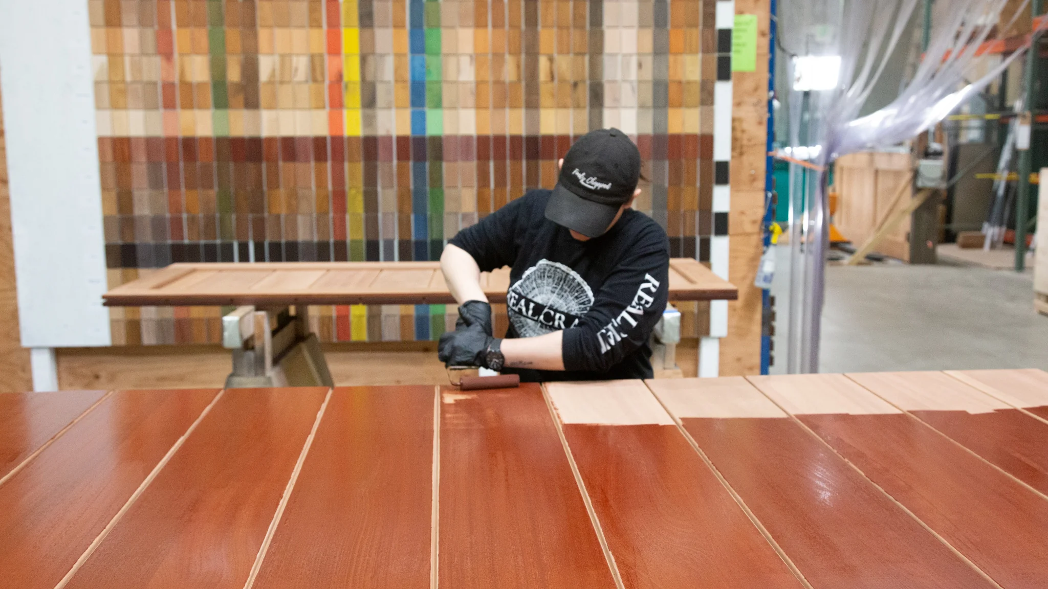 houston tx door staining services